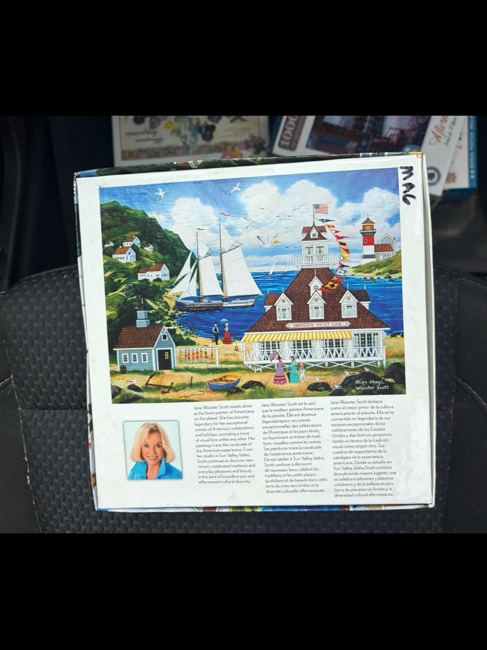 Jane Wooster Scott 1000-Piece Coastal Lighthouse Puzzle - White